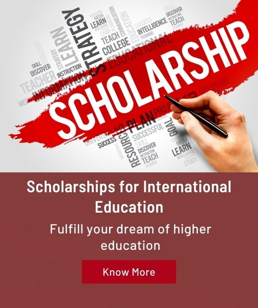 Know more about international scholarships to achieve your dream of studying abroad.
