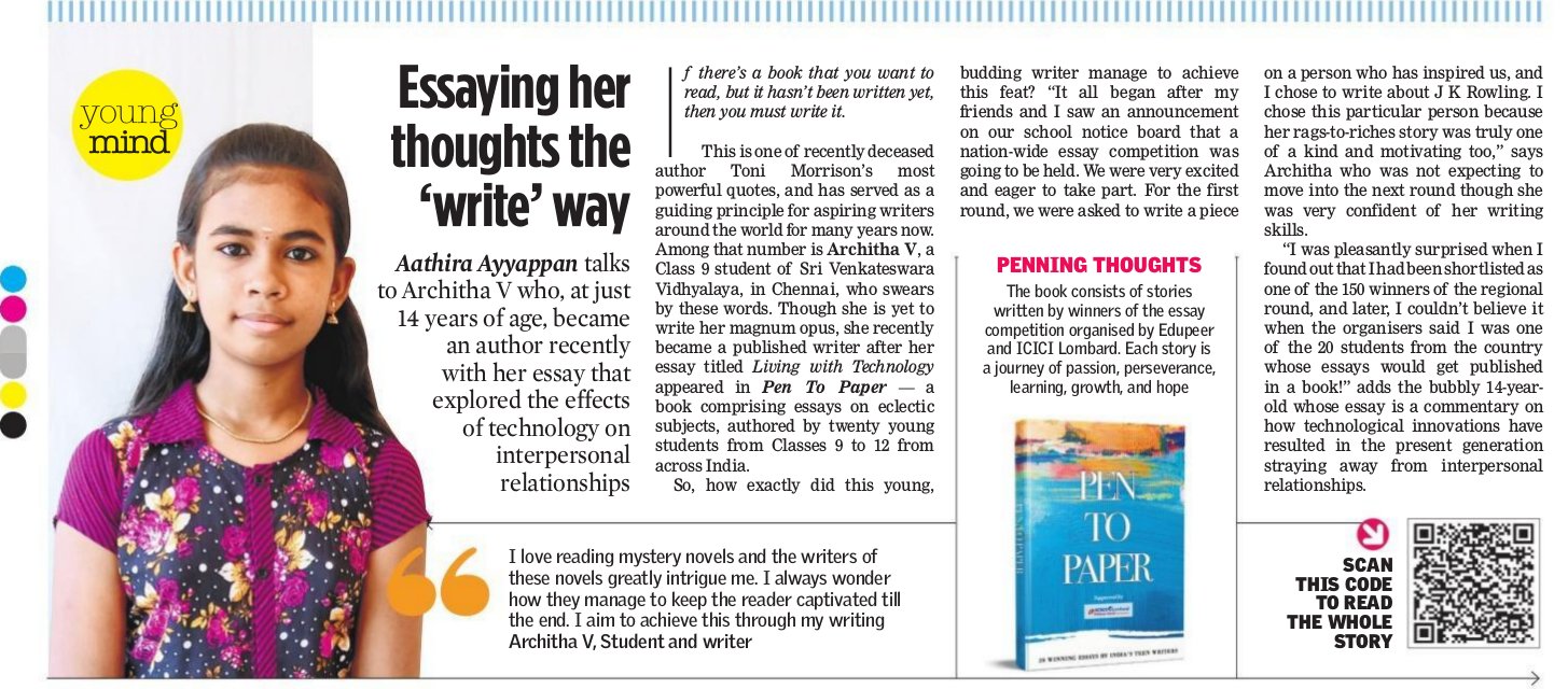 Pen To Paper The New Indian Express